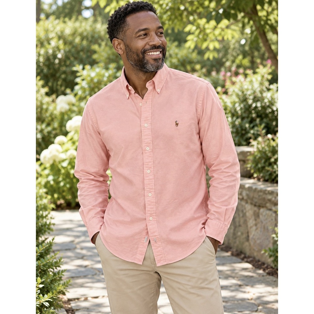 Polo Ralph Lauren Pink Oxford Button-Down Shirt Size 16/35